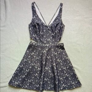 Elegant Black Lace Dress